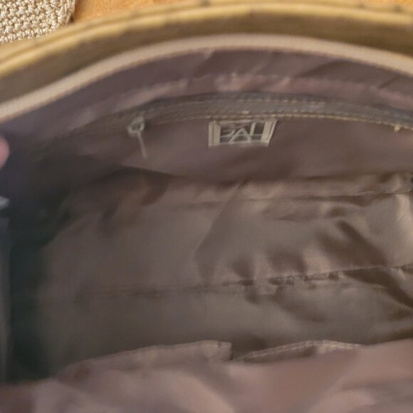 Tan Ostrich Embossed Handbag - New with Tags - Picture 2 of 3